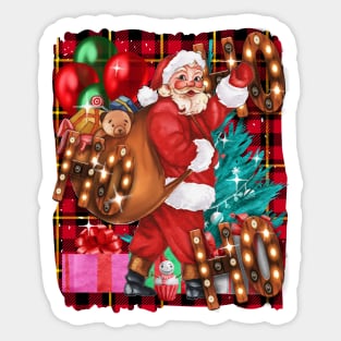 Ho ho ho santa claus gifts Sticker